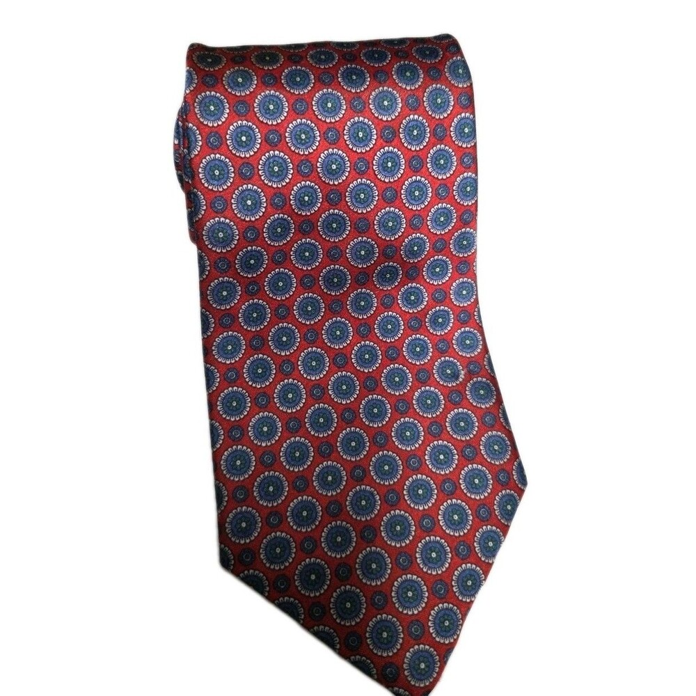 David Taylor Necktie Tie Men Multicolor Geometric
